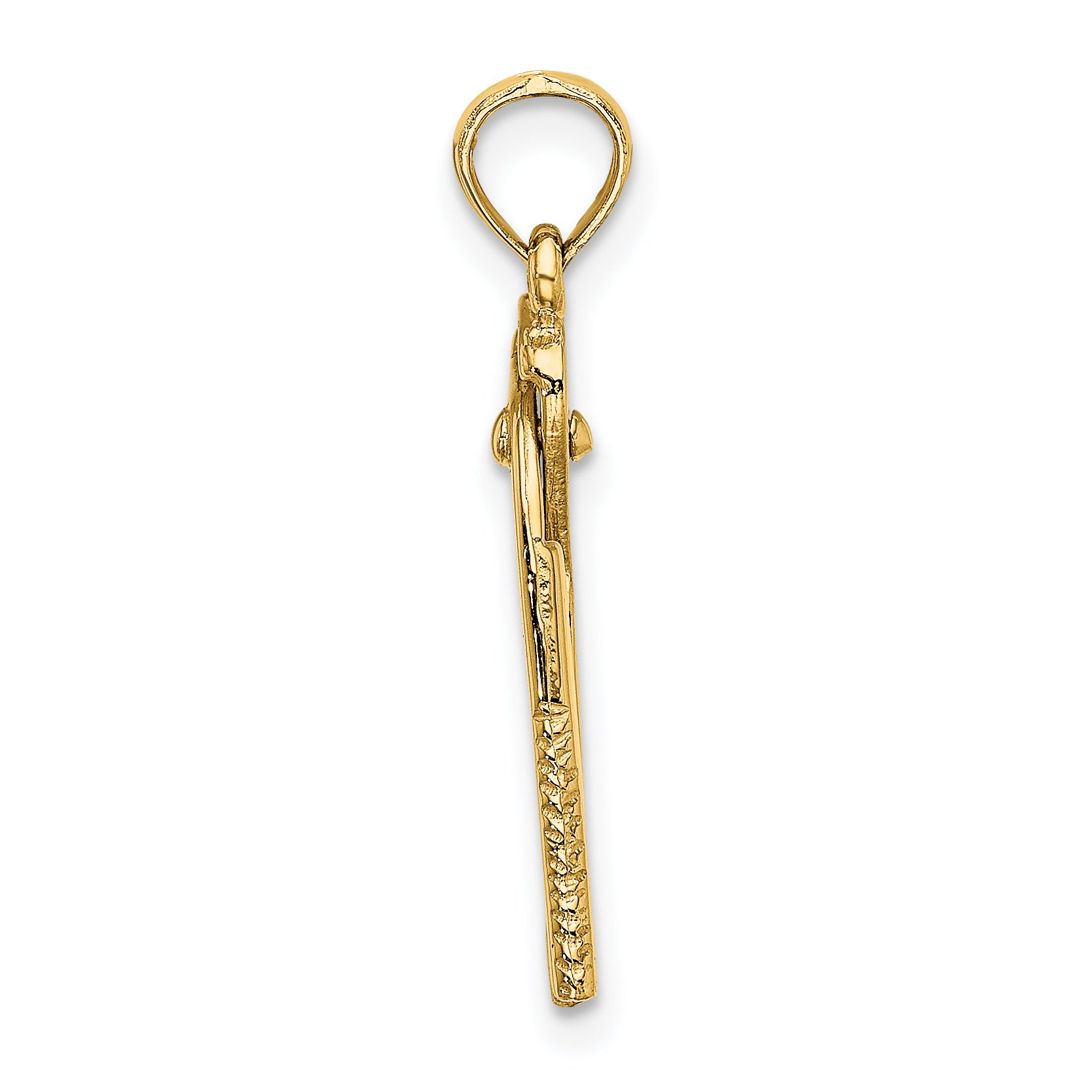 10K 3-D Moveable Locking Wrench Charm Secondary image