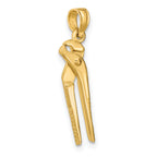 10K 3-D Moveable Locking Wrench Charm