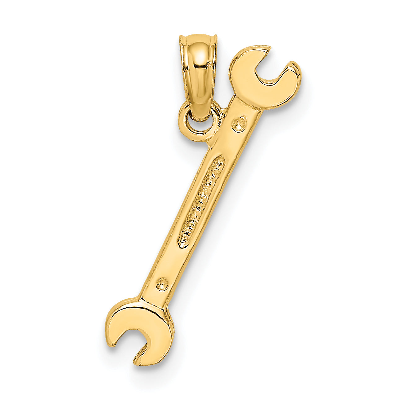 10K 3-D Double Open-Ended Wrench Charm Main image