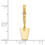 10K 3-D Concrete  Tool Spatula Charm