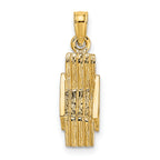 10K 3-D Lounge Beach Chair Charm