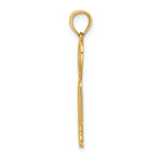 10K Key W/Heart Sweet 16 Charm