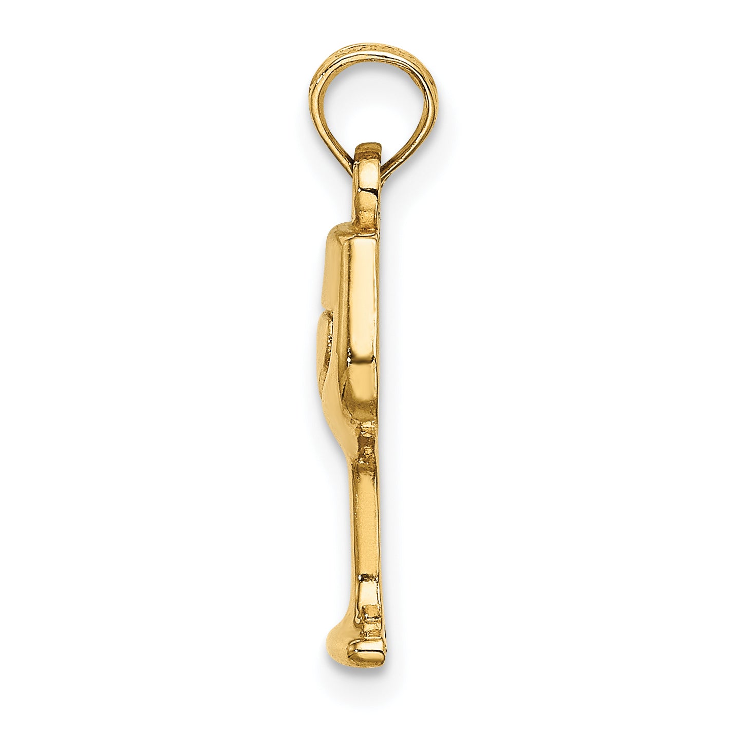 10K Wine Glass Charm Secondary image