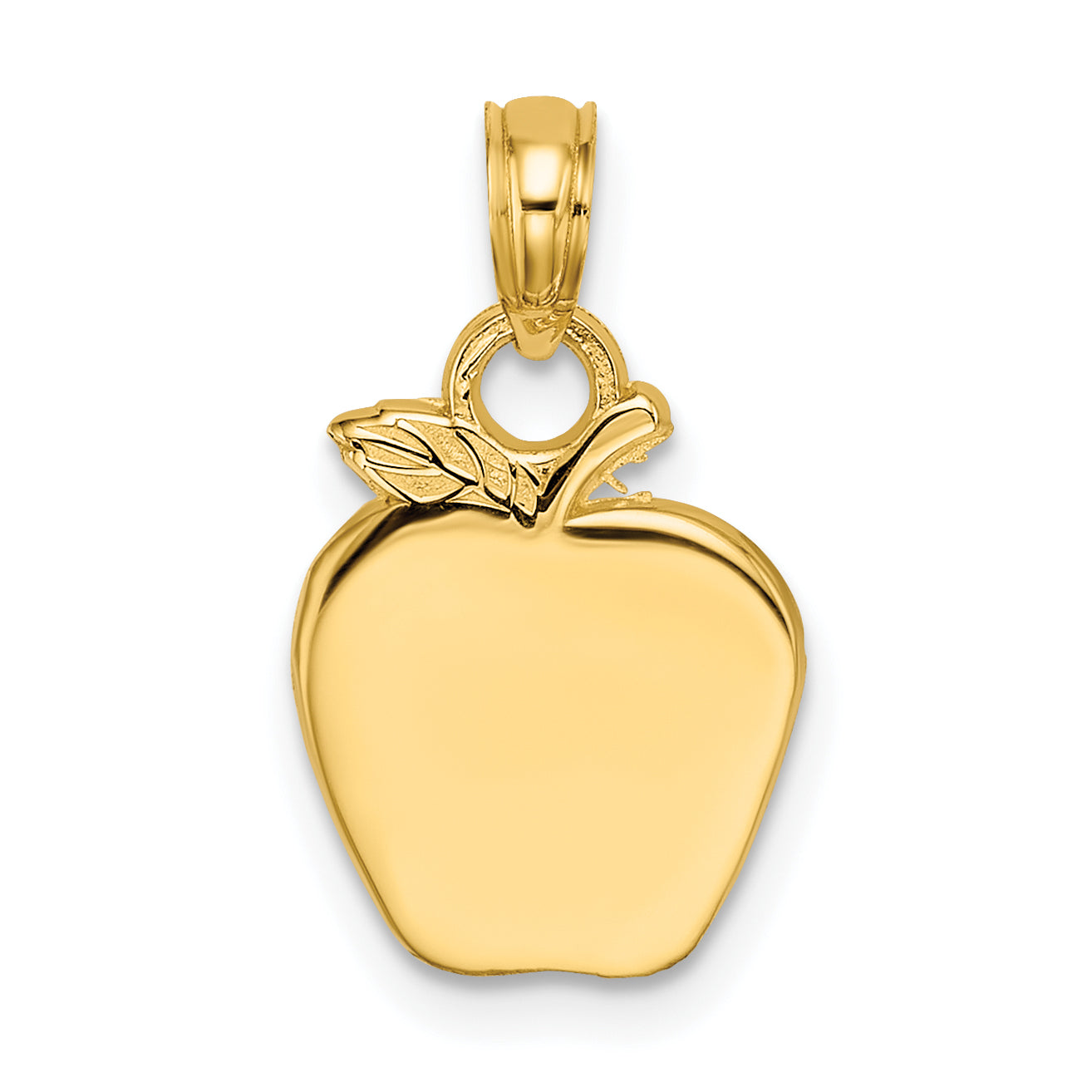 10K Polished Apple Charm Main image