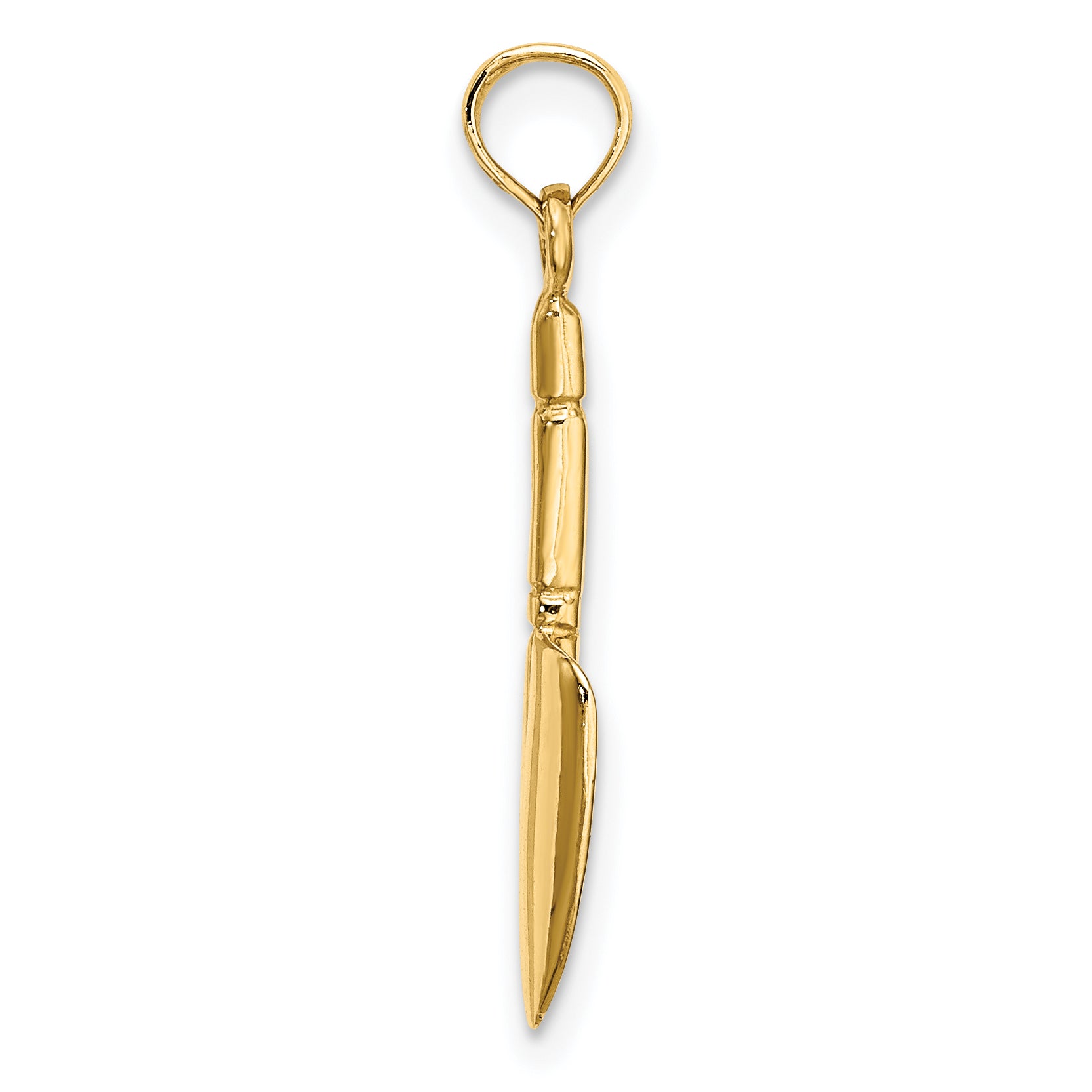 10K 3-D  Trowel Garden Tool Charm Secondary image