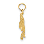 10K Textured Spotted Eagle Ray Charm