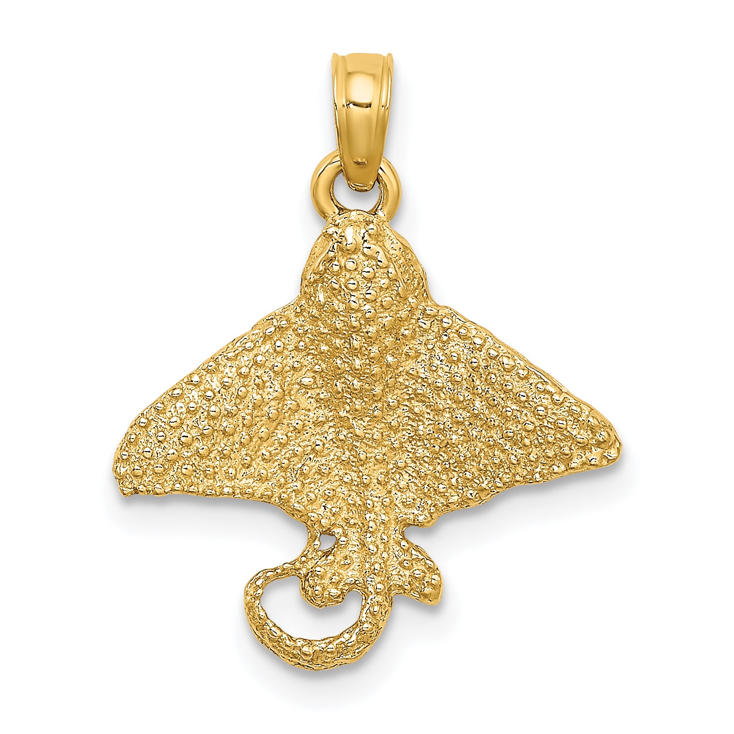 10K Textured Spotted Eagle Ray Charm Main image
