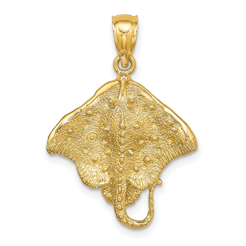 10K Stingray Charm