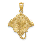 10K Stingray Charm