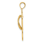 10K Multi Starfish Flip-Flop Charm