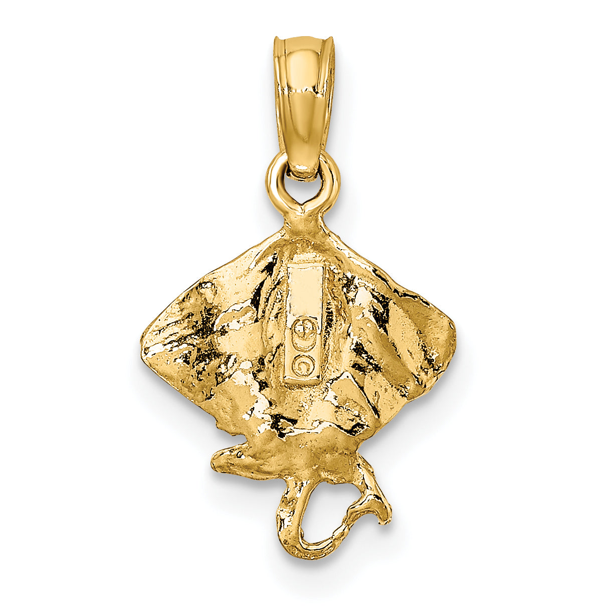 10K Stingray Charm