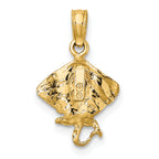 10K Stingray Charm