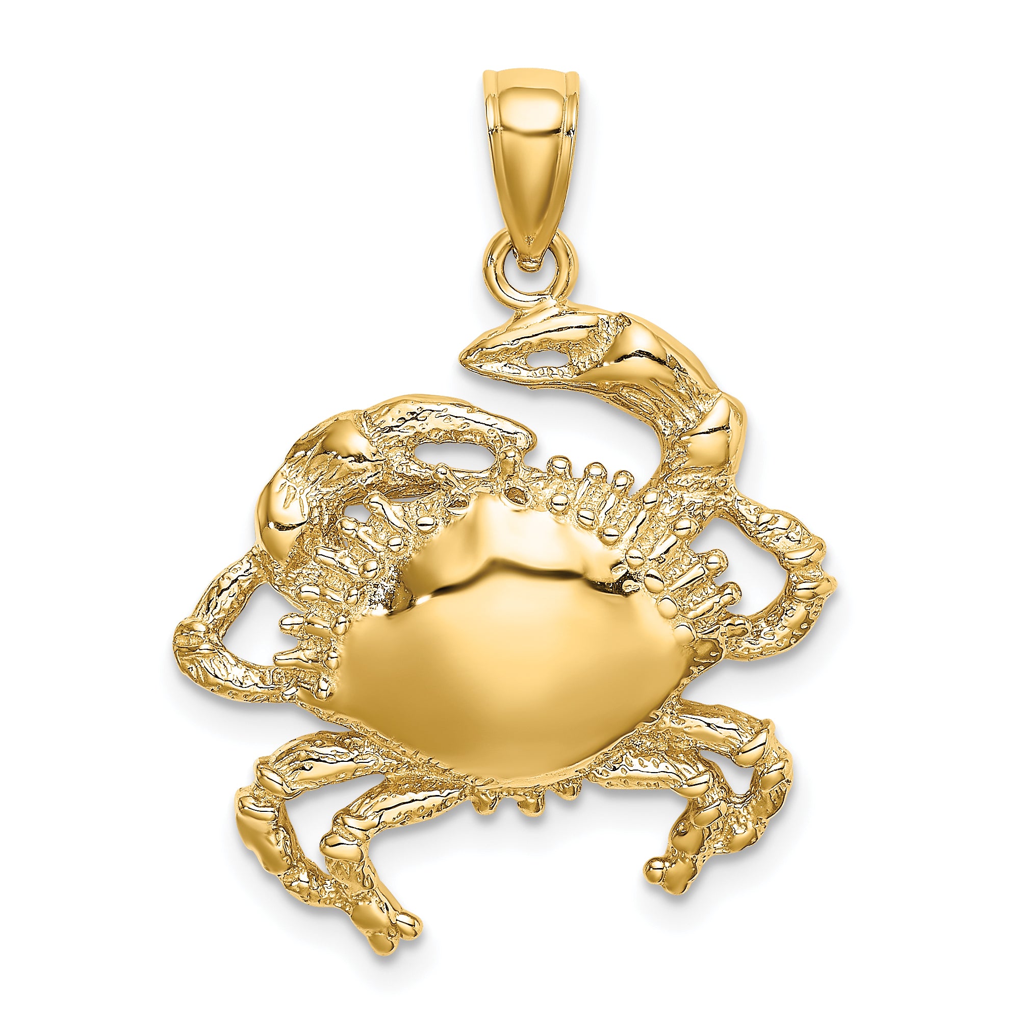 10K 2-D Crab Charm Main image