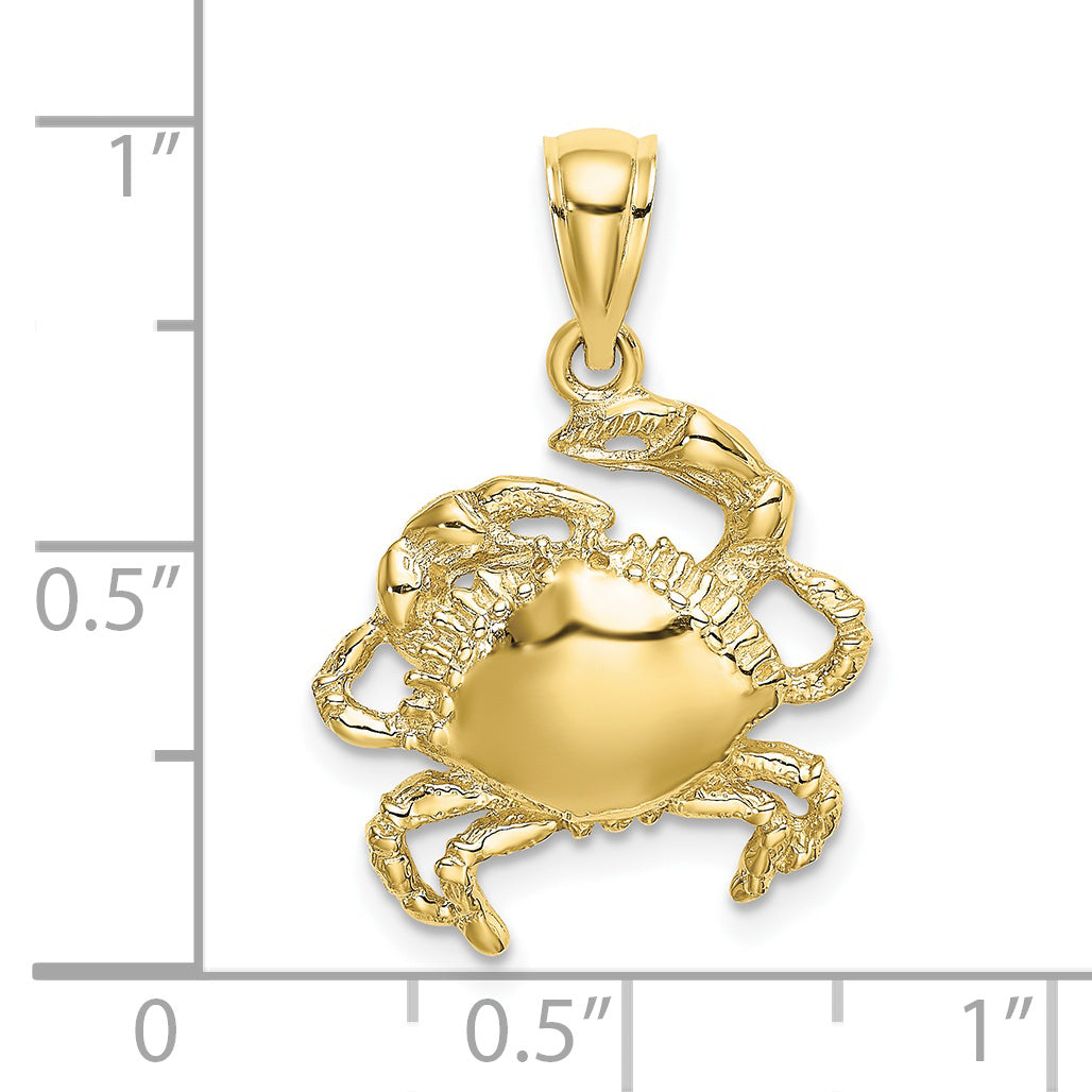 10K 2-D Crab Charm