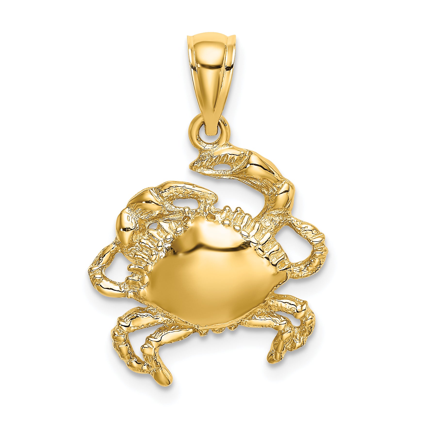 10K 2-D Crab Charm Main image