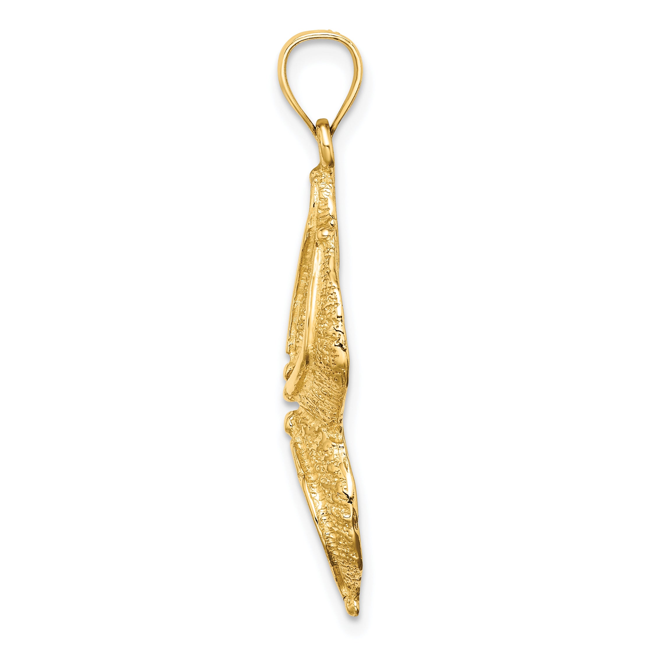 10K Textured Starfish Charm Secondary image