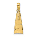 10K Scuba Flipper Charm