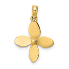 10K 3-D w/ 4 Blades Propeller Charm