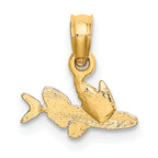 10K Mini Flying Fish Charm