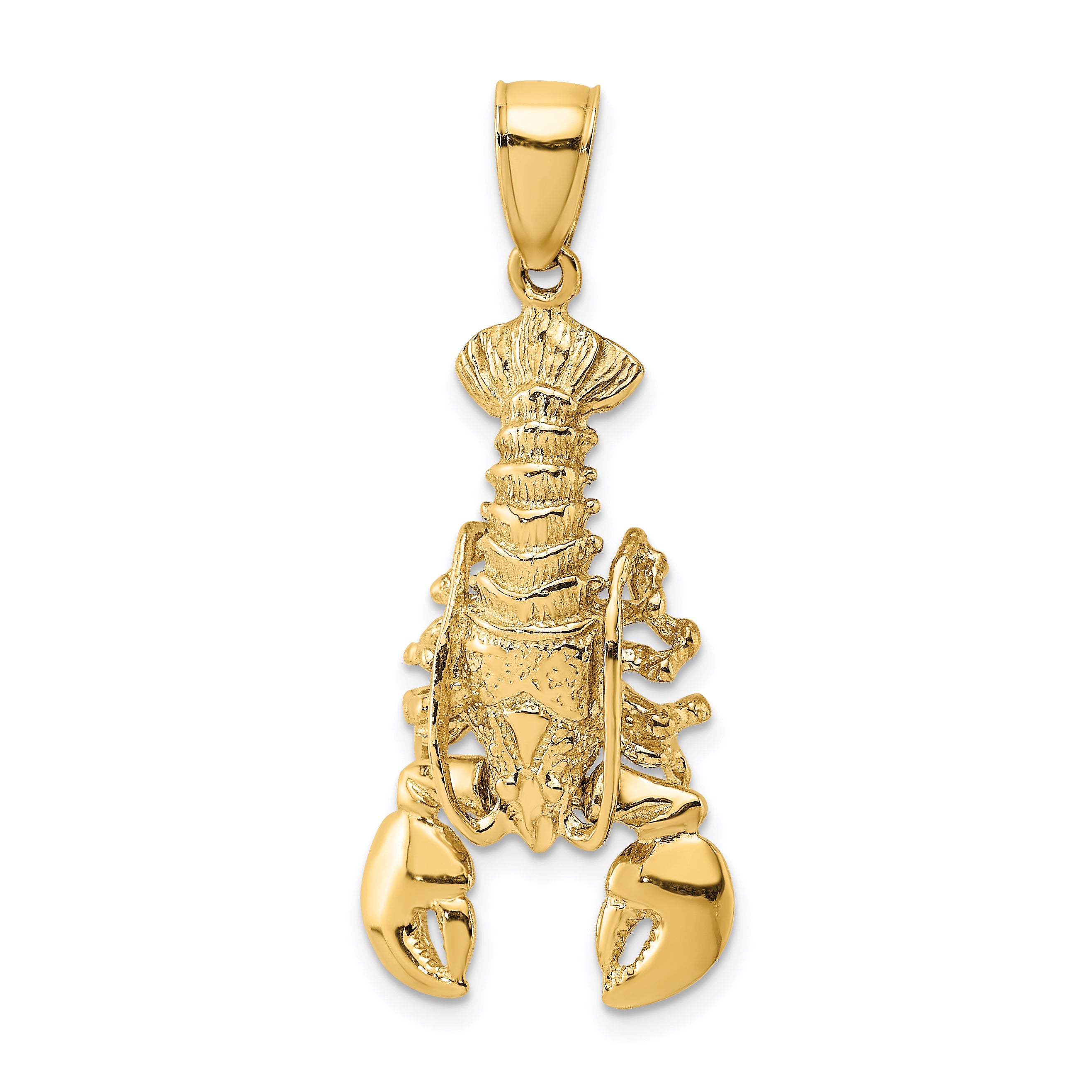 10K 2-D Moveable Lobster Charm Main image