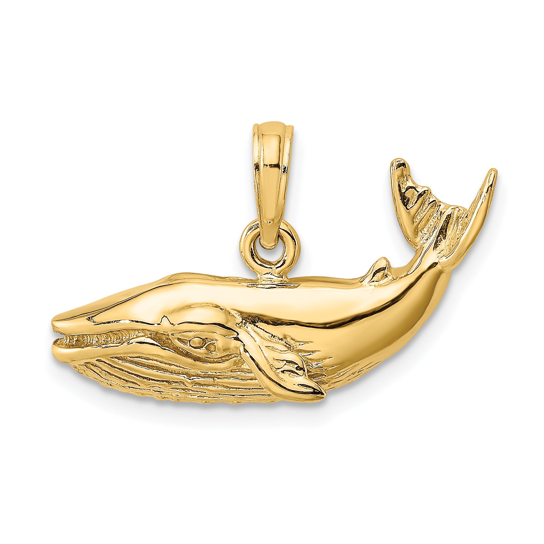 10K 2-D Humpback Whale Charm Main image