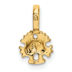 10K Mini Sand Dollar w/ Fixed Bail Charm