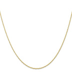 10k .7mm Carded Cable Rope Chain