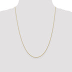 10k .7mm Carded Cable Rope Chain
