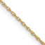 10k .7mm Carded Cable Rope Chain