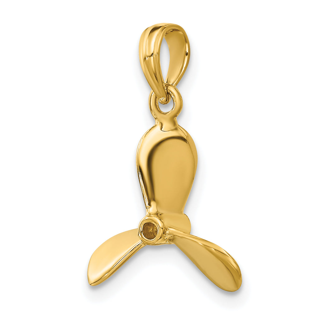 10K 3-D w/ 3 Blades Propeller Charm
