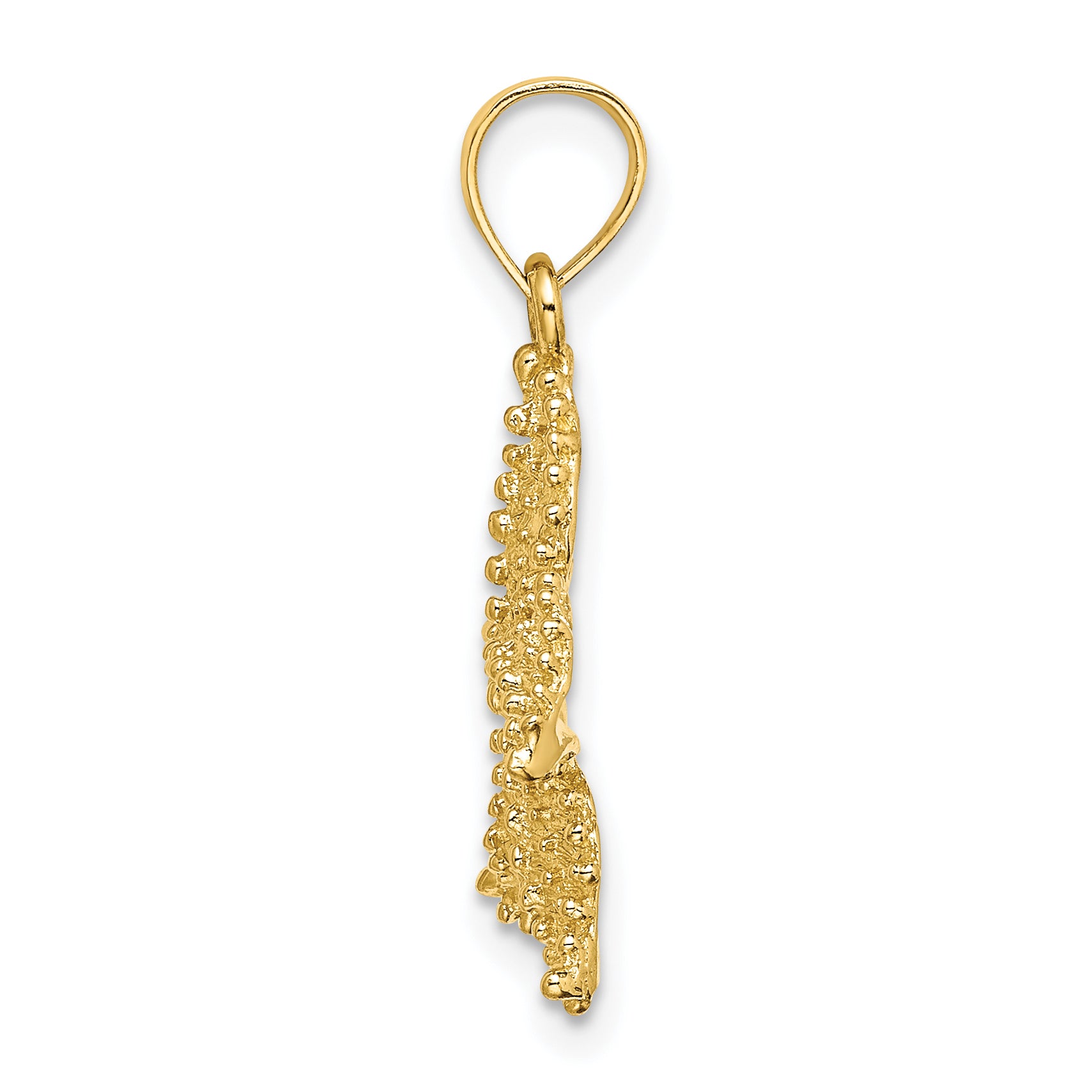 10K Beaded Starfish Charm Secondary image