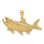 10K Tarpon Fish w/Open Mouth Charm