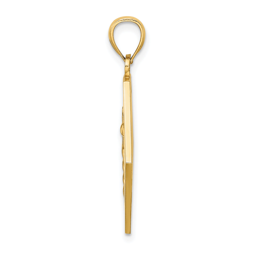 10k Medical Disc Pendant