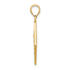 10k Medical Disc Pendant