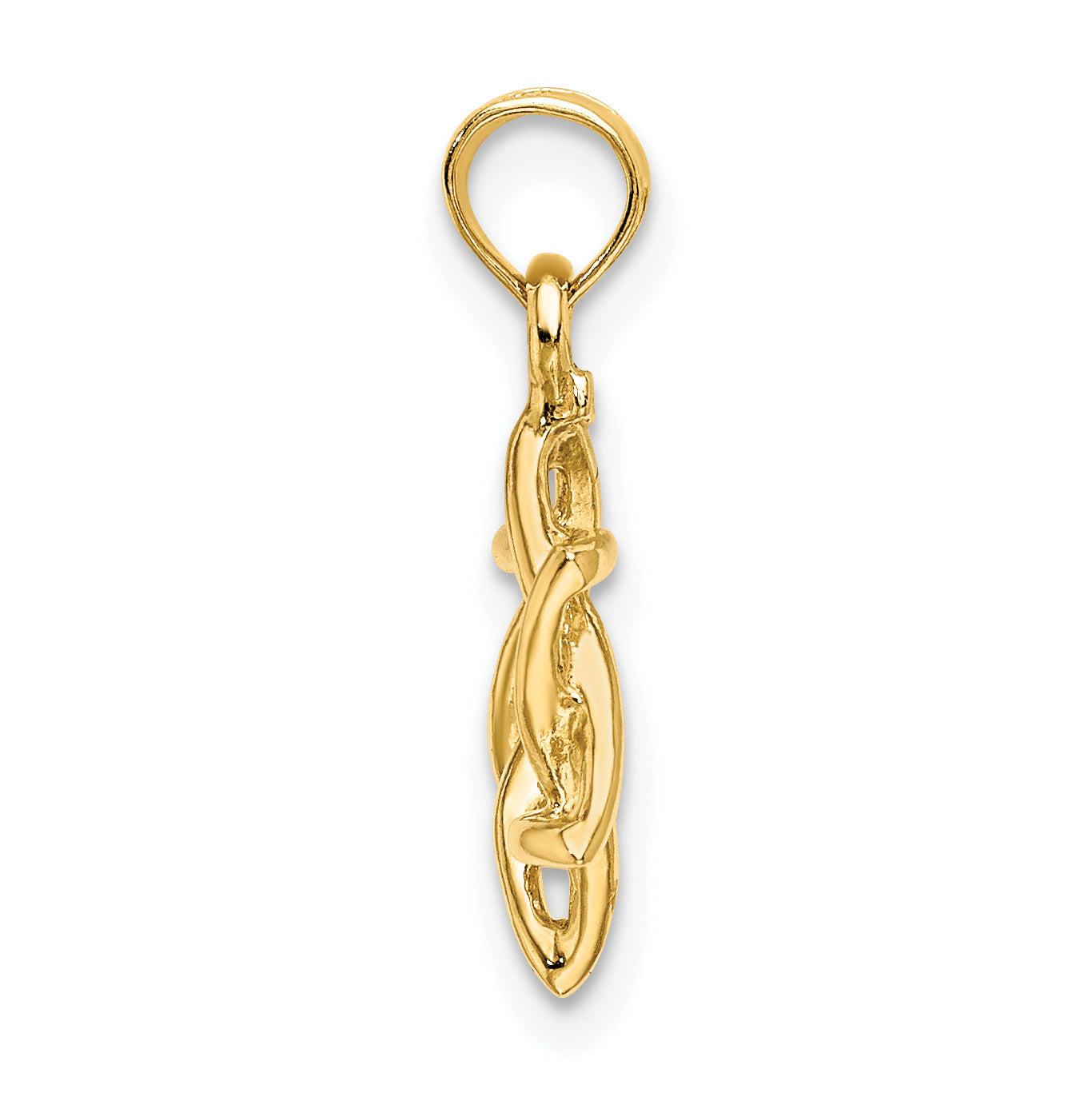10K Polished Star Of David Charm Secondary image