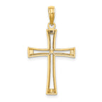 10K Polished and Cut-Out Cross