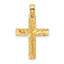 10K None D/C Block Cross  Charm