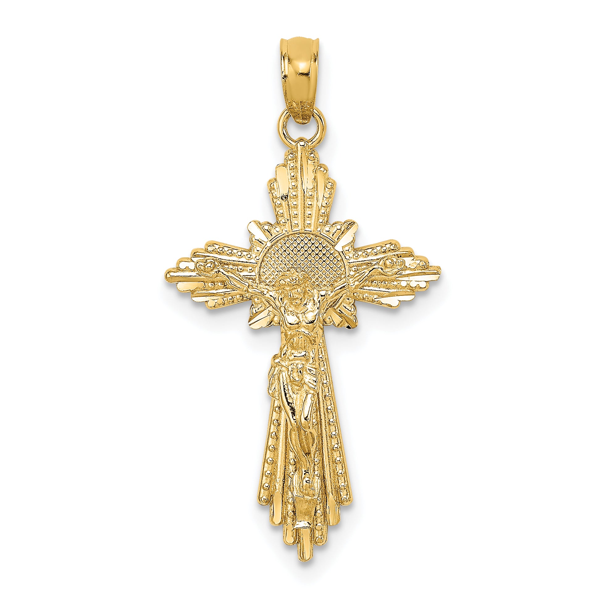 10K D/C Crucifix Charm Main image