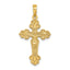 10K D/C Crucifix W /Fancy Tips Charm