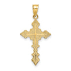 10K Crucifix W/ Fancy Edges Charm