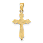 10K W/ Arrow Pointed Ends Crucifix Charm