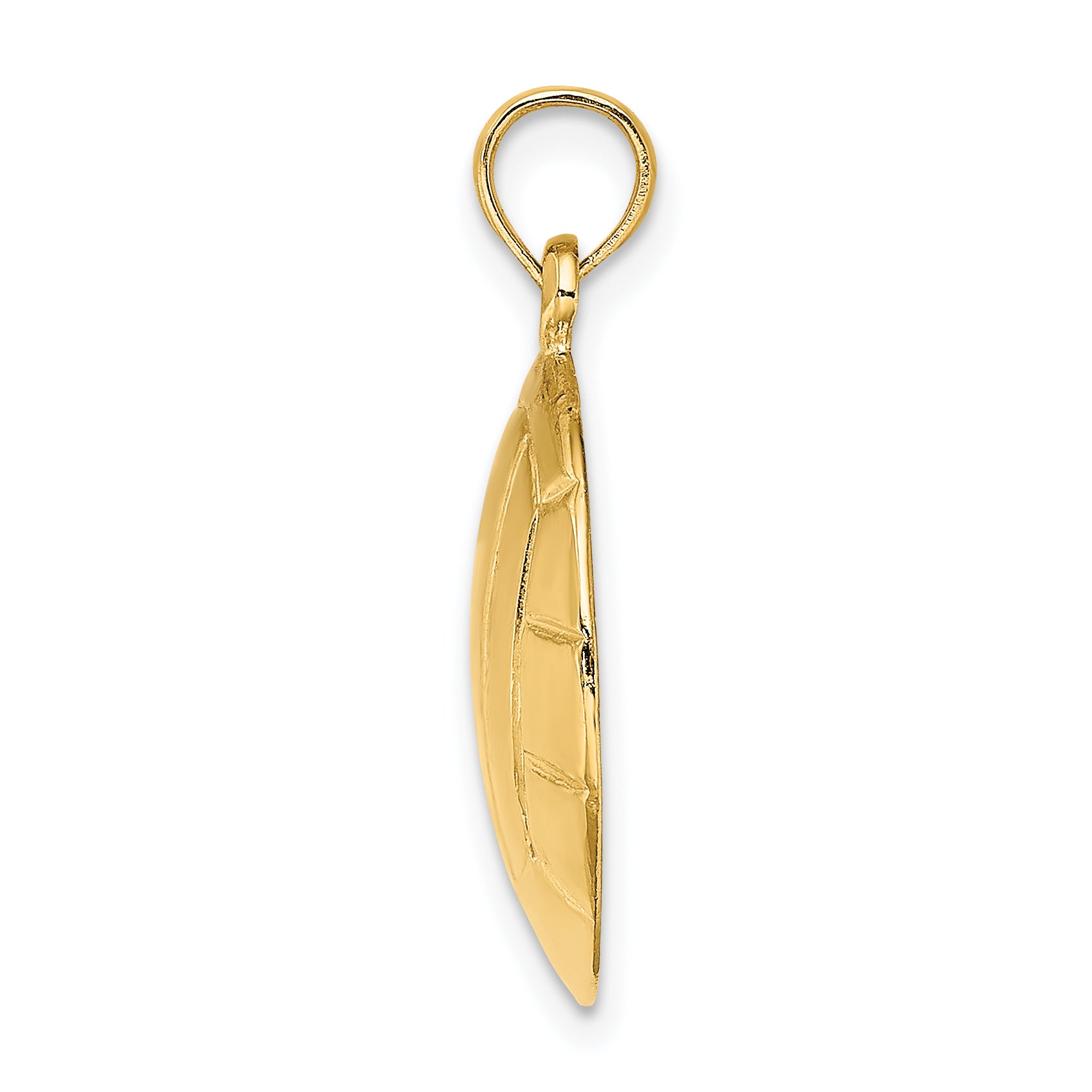 10K Polished VolleyBall Charm Secondary image