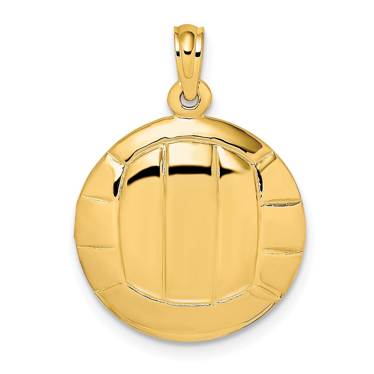 10K Polished VolleyBall Charm Main image