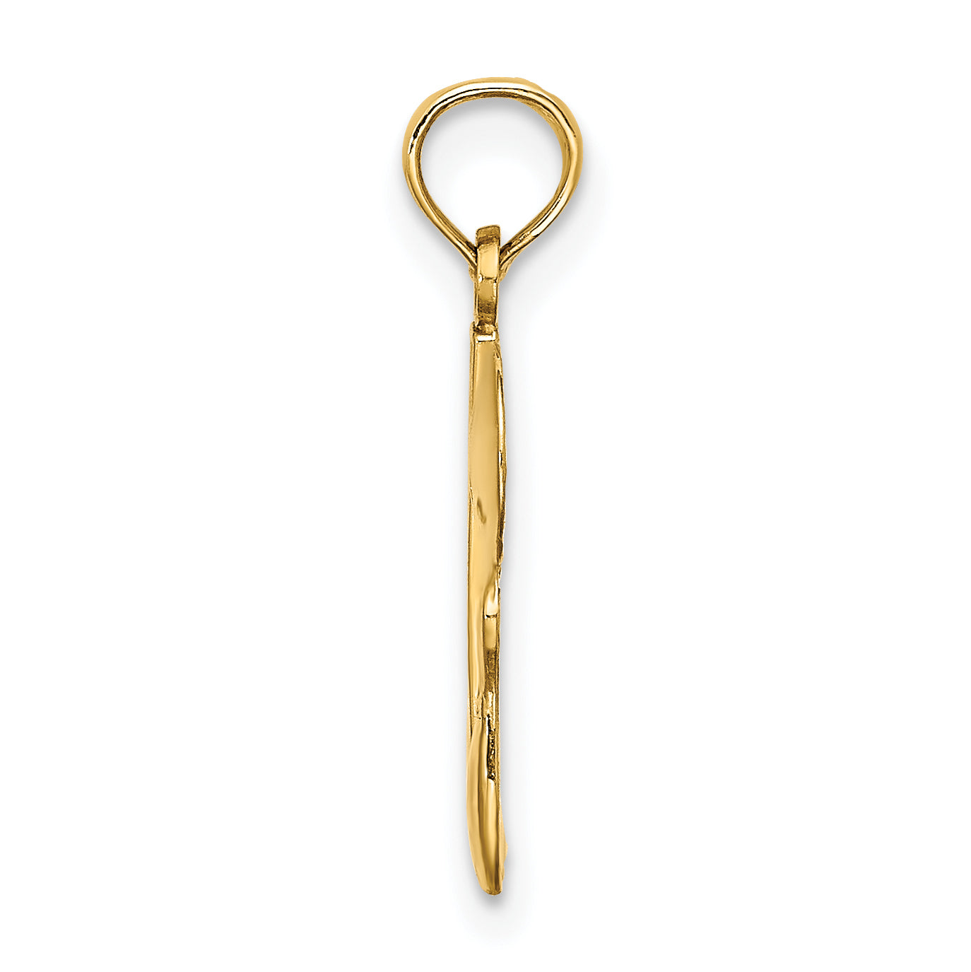 10K #1 Bowling Ball and Two Pins Charm Secondary image