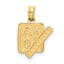 10K School Book and Ruler Charm