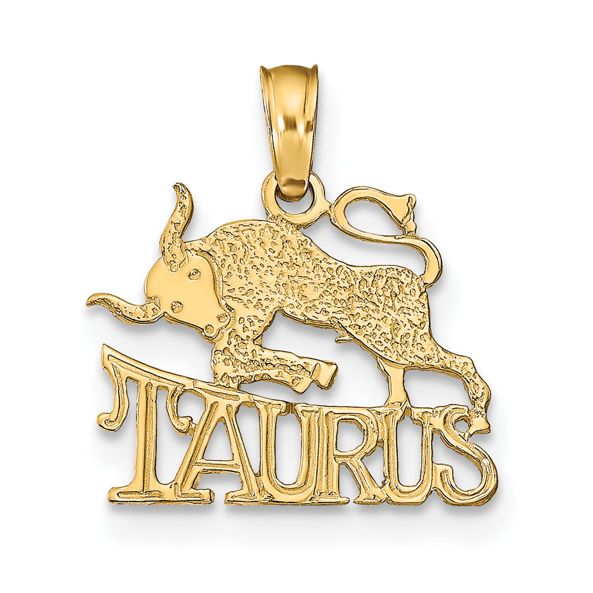 10K TAURUS Zodiac Charm Main image