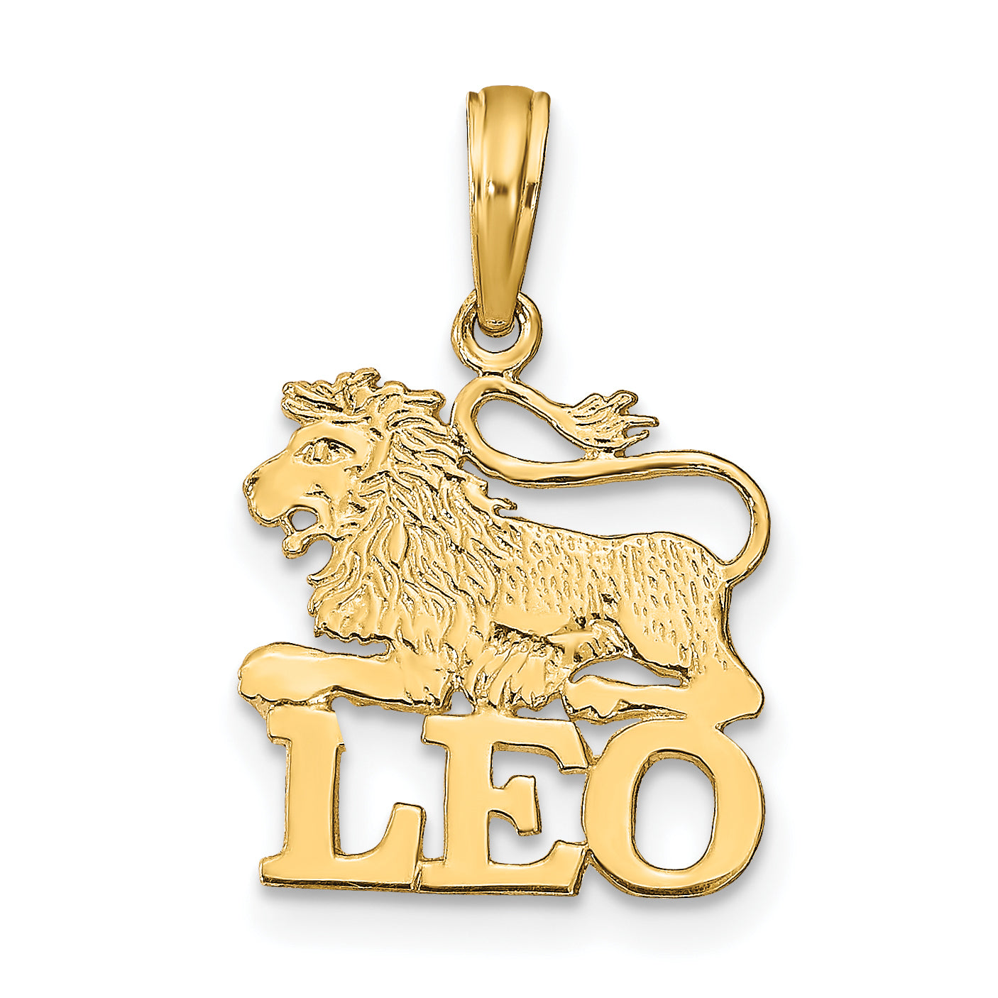 10K LEO Zodiac Charm Main image