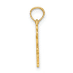 10K VIRGO Zodiac Charm