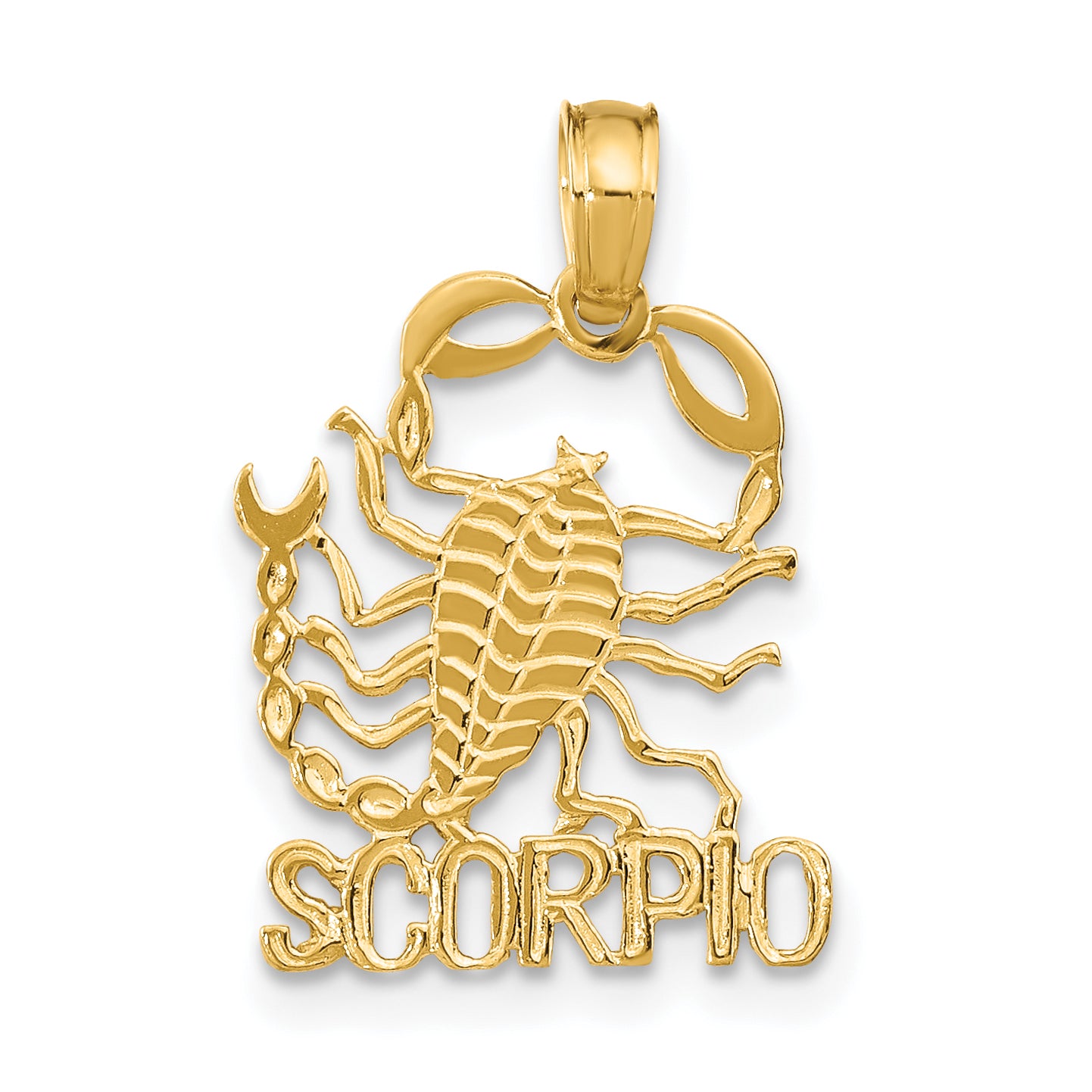 10K SCORPIO Zodiac Charm Main image