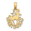 10K SAGITTARIUS Zodiac Charm